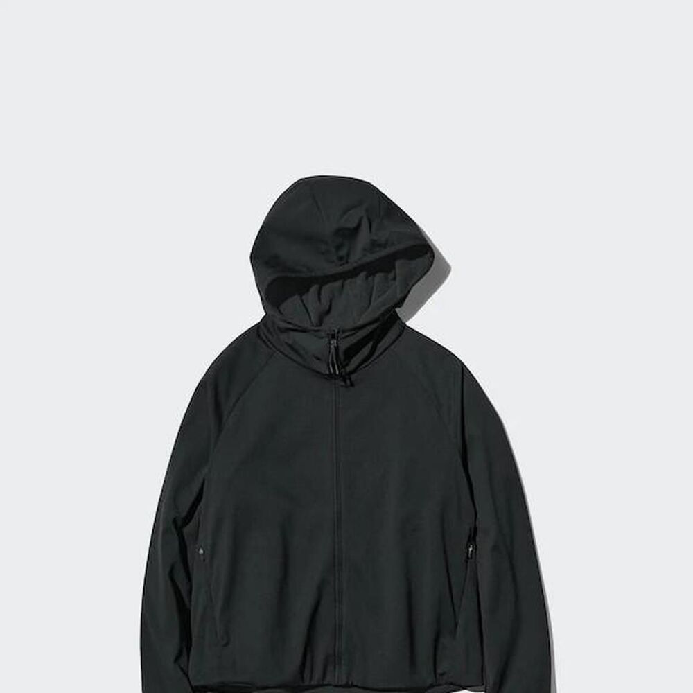Uniqlo Women's Black and Grey Jacket